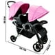 thumbnail image 4 of Carriola gemelar para bebé THE BABY SHOP Rosa Plegable Reclinable, 4 of 8
