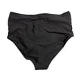 thumbnail image 2 of Anne Cole Women's Fashionable Twist Front High Waist Stretch Swim Bottom (Black, XL), 2 of 2