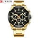 thumbnail image 2 of 8361 Reloj de pulsera de cuarzo para hombre Reloj para hombres Relojes con calendario Indicador CURREN  De pulsera, 2 of 7