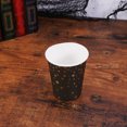 thumbnail image 5 of 10PCS Black and Golden Color Black Hot Stamping Dot Pattern Party Supplies Paper Cup, 5 of 6