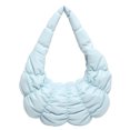thumbnail image 1 of Bolso Hombro Mujeres Crescent Axila Plisada PU para Fiesta, 1 of 9