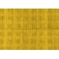 thumbnail image 1 of Ahgly Company Indoor Rectangle Checkered Yellow Modern Area Rugs, 2' x 3', 1 of 4