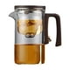 thumbnail image 1 of CAIROYAR Tetera de vidrio con separación de agua y mango de madera, tetera mágica con infusión, 1 of 7