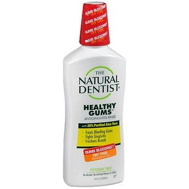 The Natural Dentist Healthy Gums Antigingivitis Mouthwash in Peppermint