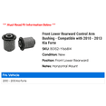 thumbnail image 2 of Front Lower Rearward Control Arm Bushing - Compatible with 2010 - 2013 Kia Forte Koup 2011 2012, 2 of 2