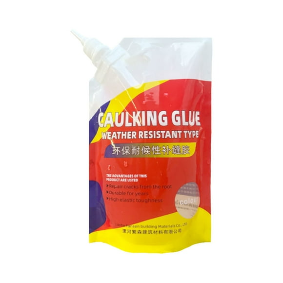 Riforla Slab Concrete Crack Sealant Concrete Watertight Filler and Sealent Concrete Sealant Caulking Glue for Concrete Insulating Sealant (Gray 500g) 1pc Repair Agent