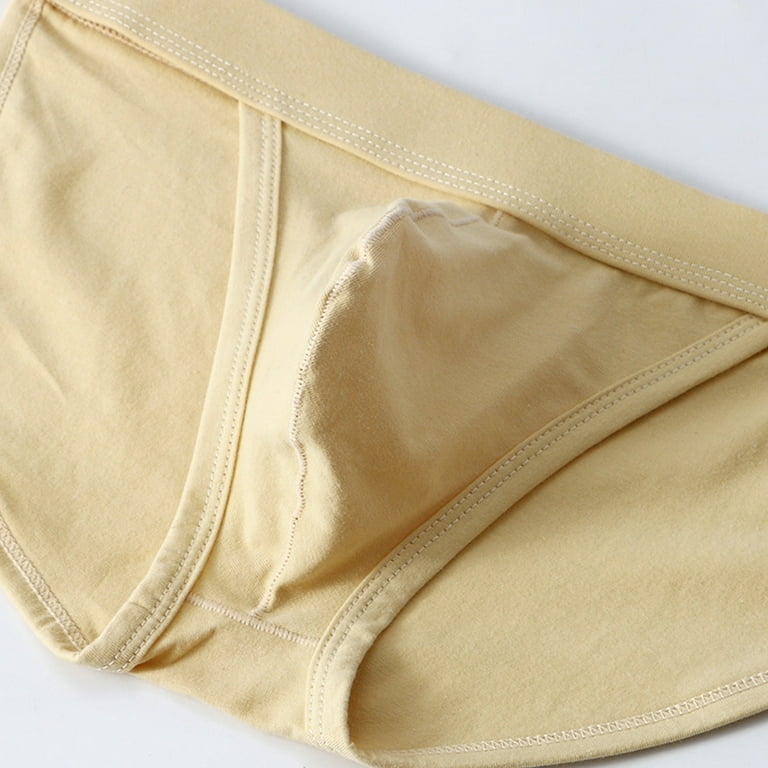 Mens Modal Underwear Mid Waist Briefs U Convex Pouch Panties Breathable  Undies