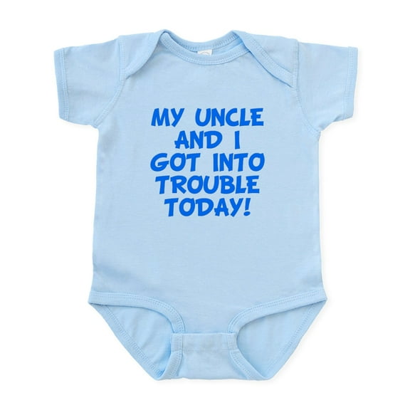 CafePress - My Uncle And I Got Into Trouble Body Suit - Baby Light Bodysuit, Size Newborn - 24 Months