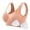Pink#1, variant on Cross Back Sports Bra for Women Light Support Gym,Women Seamless Sports Bra Wirefree Yoga Bra with Removable Pads White L