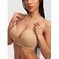 thumbnail image 4 of Sostén DOBREVA inalámbrico push up con relleno escote profundo beige 38B, 4 of 4