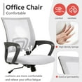 thumbnail image 5 of PayLessHere Ergonomic Office Chair, Lumbar Support, Swivel Rolling for Men, Women(White), 5 of 7