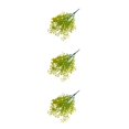 thumbnail image 4 of Moyic 10 bolsas de flores de plantas verdes simuladas decoraciones de salón ramo simulado de sauces dorados amarillos, 4 of 6