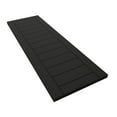 thumbnail image 6 of Ekena Millwork 12"W x 48"H True Fit PVC Horizontal Slat Framed Modern Style Fixed Mount Shutters, Black (Per Pair - Hardware Not Included), 6 of 9
