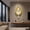 Glok, variant on 20.4 Inch Pendulum Wall Clock, Silent Non-Ticking Acrylic Clock, Modern Decorative Wall Clock, Easy to Hang Fade Resistant Quartz Clocks for Living Room, Bedroom, Office, Housewarming Gift (Black)