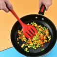 thumbnail image 3 of D-GROEE Silicone Slotted Fish Turner Spatula, Heat-Resistant Non-Stick Silicone Oblique Drain Cooking Spatula, 3 of 7
