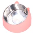 thumbnail image 1 of Heating Cat Bowl Cat Bowl Cat Food Bowl Stainless Steel Food Bowl Pet Heating Bowl Nordic Stainless Steel To Protect Cervical Spine Constant Temperature Cat Food Bowl US Plug, 1 of 8