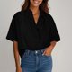thumbnail image 1 of mfyjkho Tops Para Salir, Jersey De Manga Corta De Moda De Verano Para Mujer Tops Para Salir M, 1 of 3
