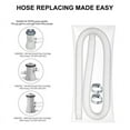 thumbnail image 5 of Replacement Hose For Above Ground Pools [Set of 4] 1.25" Diameter, 59" Long Accessory Pool Pump Replacement Hose - Filter Pump Hose Compatible, 5 of 7