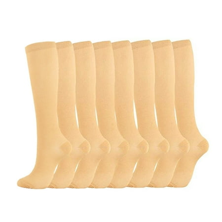 

Huaai socks for women Uni 8 Pairs Socks Brede Kalf Compressie Sports Socks cute socks Beige S
