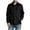 Black, variant on WREESH Fashion Winter Jacket Men'S Casual Solid Color Buttons Pockets Long Sleeve Hoodless Casual Outwear Black