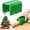 Green, variant on Wrapping Paper Cutter, Portable Wrapping Roll Cutter Tool, Straight Clean Cut Wrapping Paper Slicer for Christmas Holiday Gift Packing