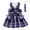 Multicolor, variant on Plaid Dog Dress Harness and Leash, Puppy Dresses for Small Medium Dogs Female, Adjustable Doggie Summer Dresses, Yorkie Chihuahua Dog Clothes Girl, Pet Apparel for Cats