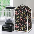 thumbnail image 5 of HELLHERO There is only one dust cover Kitchen Accessories Multifunctional Polyester for Kitchen Home, Candy Cane Snowflake Pattern, 5 of 6