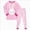 D278-Light Pink, variant on 6-7 Years Child Girl Clothes Set Crewneck Sweatshirt Long Sleeve Sweater Pocket Pants Fall Outfits 6-12 Months 12-24 Months 2T 3T 4T 5T 6T 7T Girl, Outfit