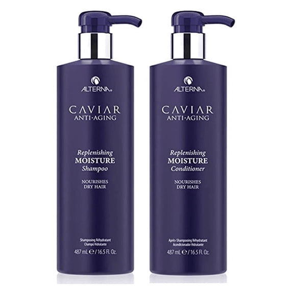 Alterna Caviar Anti-Aging Replenishing Moisture Shampoo and Conditioner Jumbo Set, 16.5oz each Each