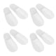 thumbnail image 3 of 18 pares de pantuflas desechables antideslizantes, suela impermeable, suaves y ligeras, para invitados, para viajes de hotel, spa, color blanco, 3 of 15