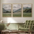 thumbnail image 2 of Abstract Mountain View Canvas Wall Art Poster Vintage Grassland Landscape Wall Oil Painting for Bedroom Living Room Decor, 2 of 6