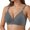 Dark Gray, variant on T Shirt Bras for Women Push Up Comfort No Underwire Brassiere Dark Gray 42