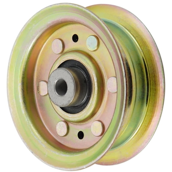Replacement Flat Idler Pulley Durable Steel Material, Suitable for 42" Deck Maintenance, Compatible with Various Brands