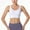 White, variant on Women's Bra Back Adjustable No Steel Ring Gather Shockproof Fitness Running Underwear Sports Bra with Cups Athletic Bras Sports Bra Low Support Padded Bras for Women High Compression Sports Bras for