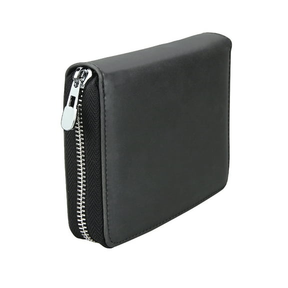 WORGEOUS 1PC Security Passport Wallet Multi-function Storage Bag Organ Type Wallet Bank Holder for Men Women Black