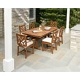 thumbnail image 2 of POLYWOOD Nautical Trestle 38" x 73" Dining Table in Slate Grey, 2 of 2