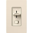 thumbnail image 6 of lutron scl-153p-la skylark cl 150-watt cfl/led/incandescent dimmer, light almond, 6 of 7