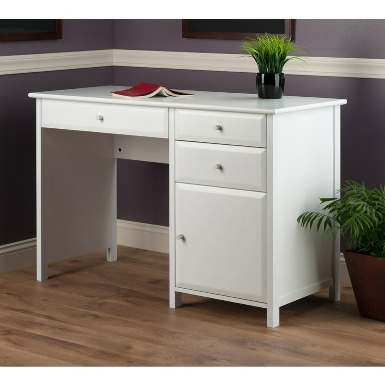 Delta white office writing cheap desk