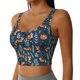 thumbnail image 2 of Fotbe cute fall fox Sujetador Deportivo Largo sin Aros para Mujer con Almohadillas y Soporte Medio, Transpirable y Absorbente, Camiseta Tipo Chaleco o Tank Top-Large, 2 of 8