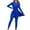 BU2, variant on Full Coverage Swimwear for Women Two Piece Long Sleeve Swimsuit Solid Color UPF Beach Surfing Outfit Black 0.00
