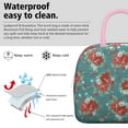 thumbnail image 3 of Lunch Bag Lunch Box for Women Reusable Insulated Lunch Cooler Bags,Large Capacity for Work Travel Picnic,Water-Resistant Pioneer Colorful Floral Lunch Tote Bag Gifts for Woman Mom Pink, 3 of 6