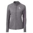 thumbnail image 2 of Women's Cutter & Buck  Heather Black Cleveland Browns Adapt Eco Knit Heather Recycled Full-Zip Jacket, 2 of 3