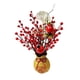 thumbnail image 2 of Arreglos florales artificiales de las bayas rojas con el florero decorativo para el hogar Estilo C Zulema ramo de año nuevo, 2 of 8