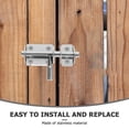 thumbnail image 3 of DEEPCRAFF 2Pcs Secure Locking Latch for Bedroom Door Anti Theft Design 2.4x1in, 3 of 8