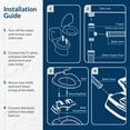 thumbnail image 6 of Bio Bidet A3 Fresh Water Non-Electric Bidet Attachment with Self-Cleaning Nozzle, Solid Brass Valve Assembly and Swivel Metal Hose Joint, 6 of 6