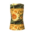 thumbnail image 5 of Lsque Golden Sunflower In Field Printed Workout Tank Tops for Women, Athletic Sports Tank Tops, Compression Sleeveless Dry Fit Shirts,Sleeveless Yoga Shirt-Large, 5 of 9