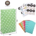 thumbnail image 2 of Paper Bags. Paper Candy Bags 10 Pieces Colorful Gift Bags With 60 Stickers Candy, 2 of 5