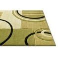 thumbnail image 4 of Well Woven Ruby Galaxy Waves Modern Geometric Green 7'10" x 9'10" Area Rug, 4 of 6