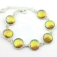 thumbnail image 6 of Silver Plated Mermaid Scale Bracelet Dragon Fish Scale Bracelets Mermaid Jewelry, 6 of 8