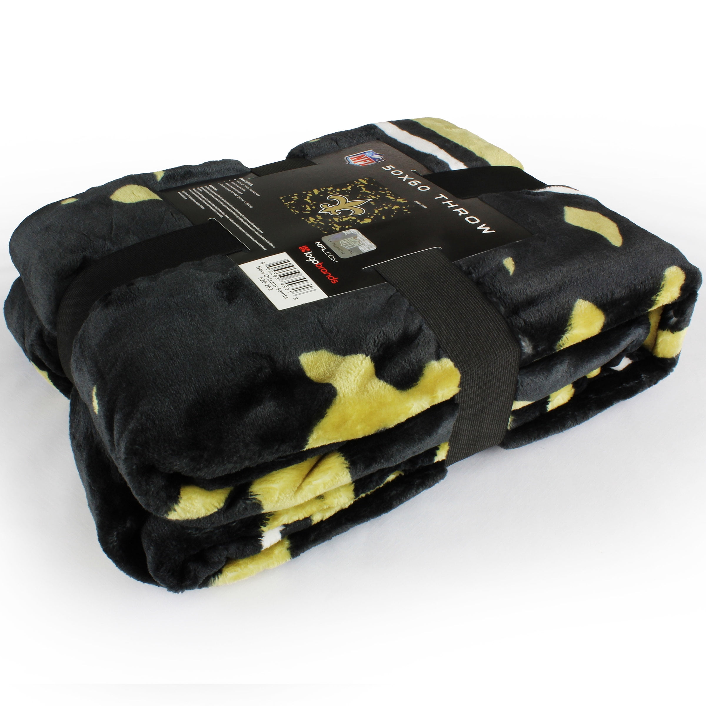 New Orleans Saints 50 x 60 Teen Adult Unisex Comfy Throw Blanket